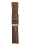 Panerai-Style Vintage Leather Watch Strap in BROWN