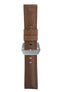Panerai-Style Vintage Leather Watch Strap in BROWN