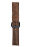 Panerai-Style Vintage Leather Watch Strap in BROWN