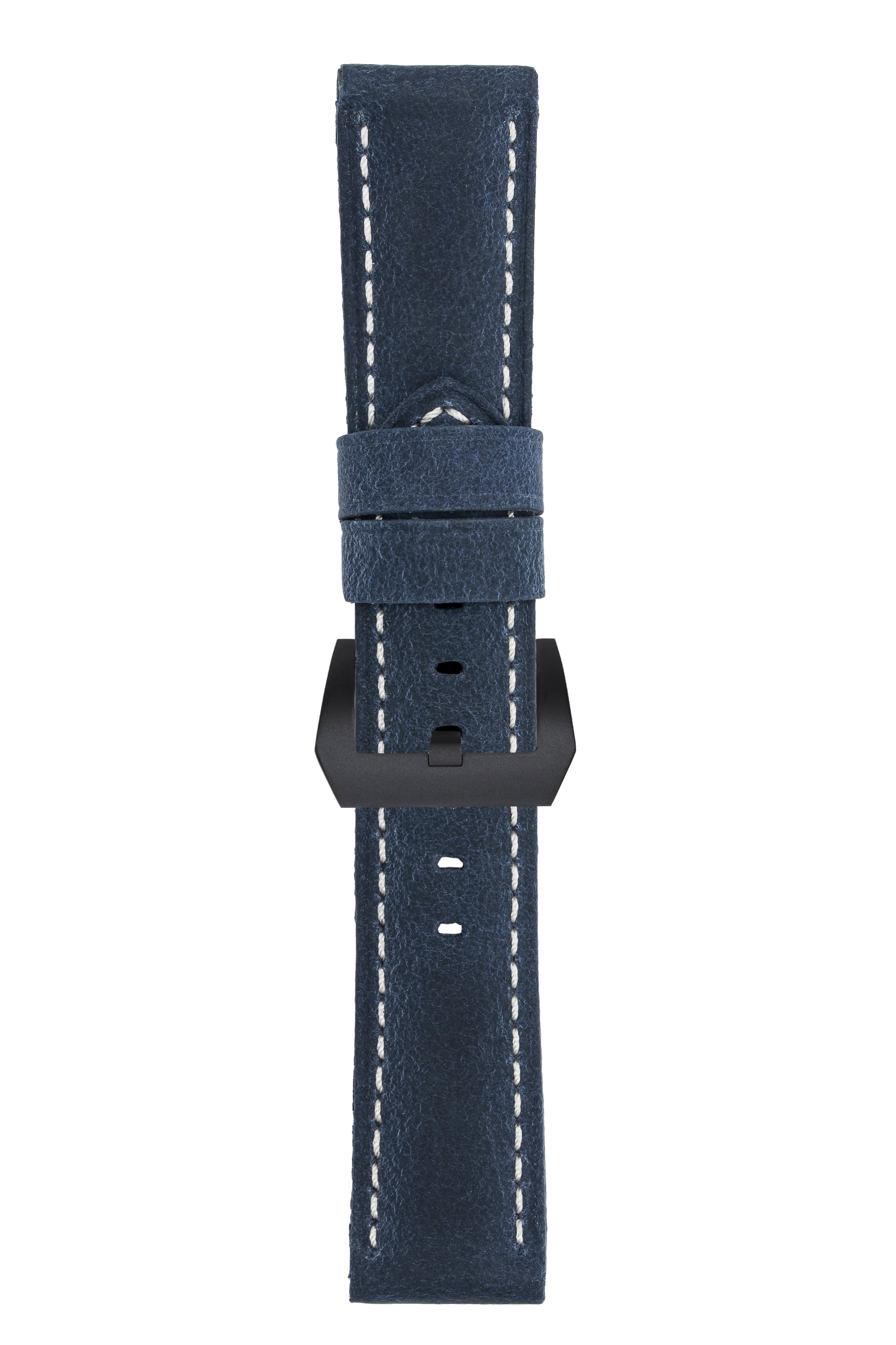Panerai Style Vertigo Buffalo Suede Watch Strap in DARK BLUE 26mm 22mm Radiomir 115mm 75mm None
