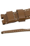 Panerai-Style Calf Leather Deployment Watch Strap in CARAMEL