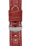 red alligator watch strap 