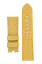 Panerai-Style Alligator-Embossed Deployment Watch Strap in YELLOW