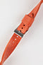 Pebro ARTISAN Leather Watch Strap in BURNT RED