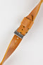 Pebro ARTISAN Leather Watch Strap in GOLD BROWN
