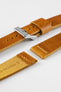 Pebro ARTISAN Leather Watch Strap in GOLD BROWN