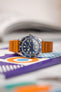 Pebro ARTISAN Leather Watch Strap in GOLD BROWN