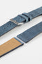 Pebro Barbour | Waxed Calfskin Blue Leather Strap