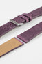 Purple Leather Watch Strap (buckle)