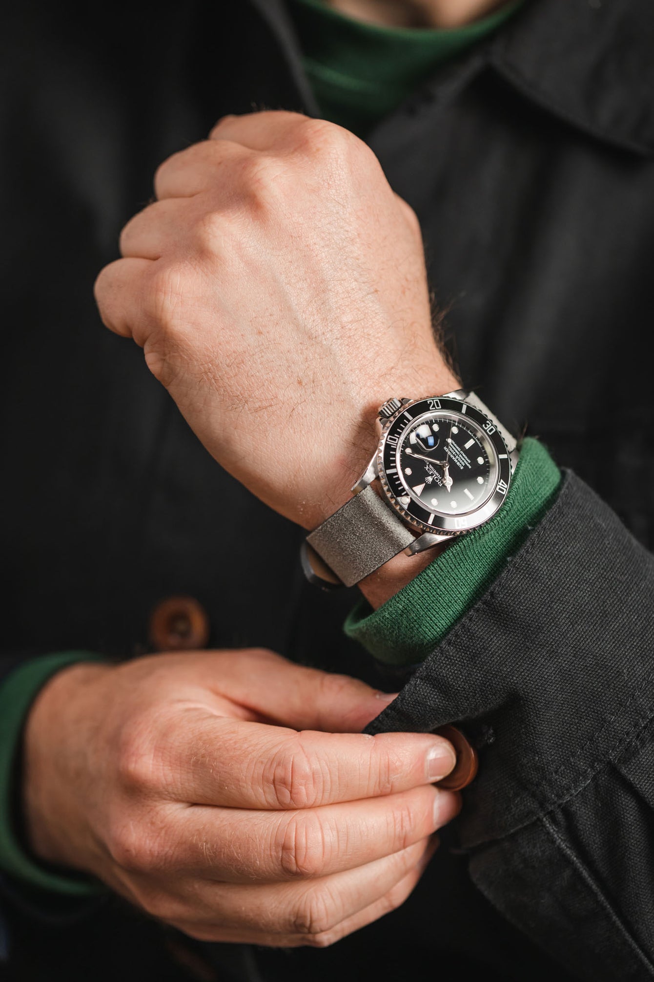 calfskin leather watch strap 