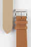 Pebro BILLY Genuine Goatskin Leather Watch Strap in MID BROWN