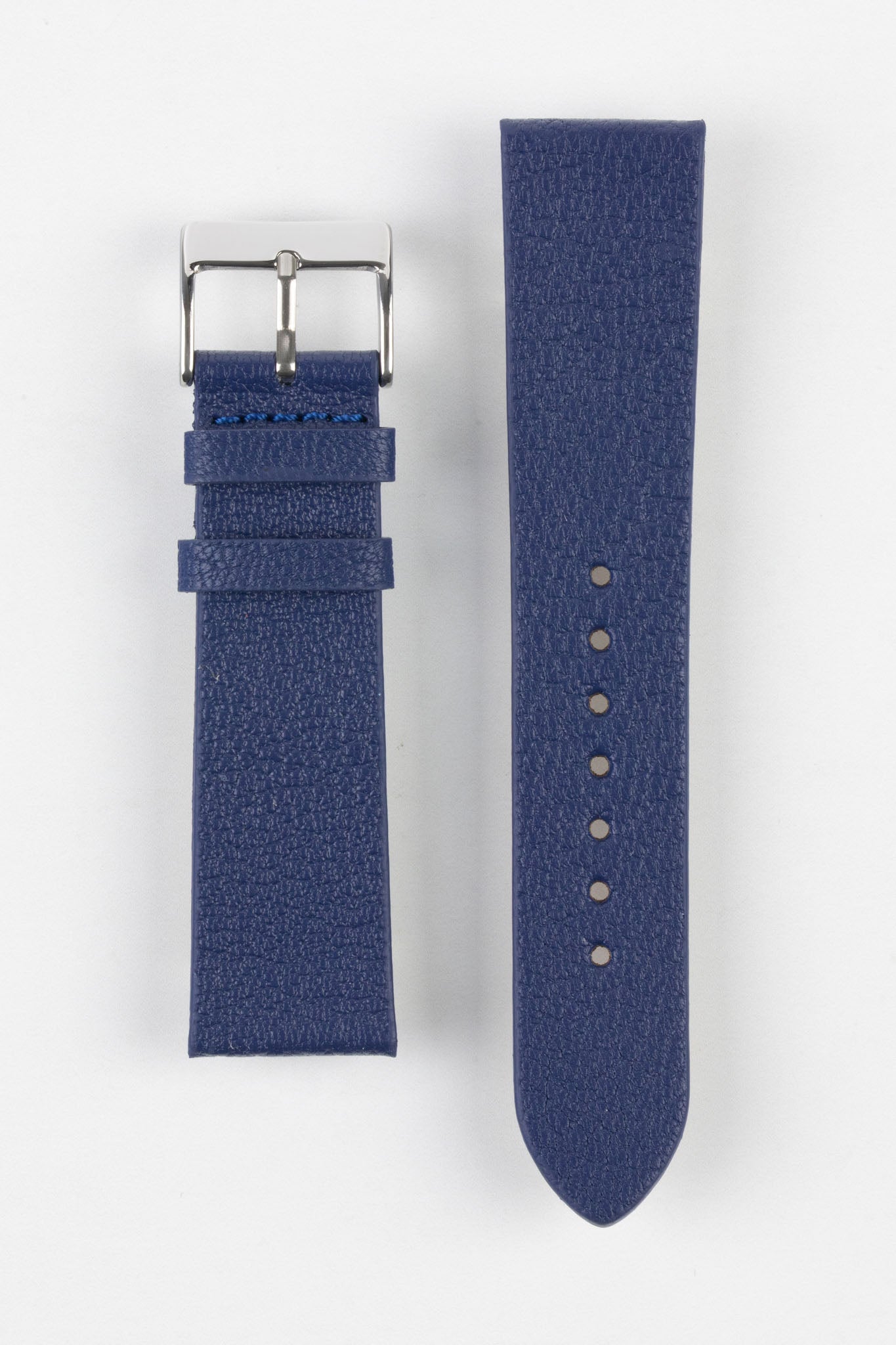 Navy Blue Watch Strap | Goatskin Leather | Watch Obsession