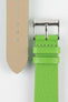 Pebro BILLY Genuine Goatskin Leather Watch Strap in APPLE GREEN