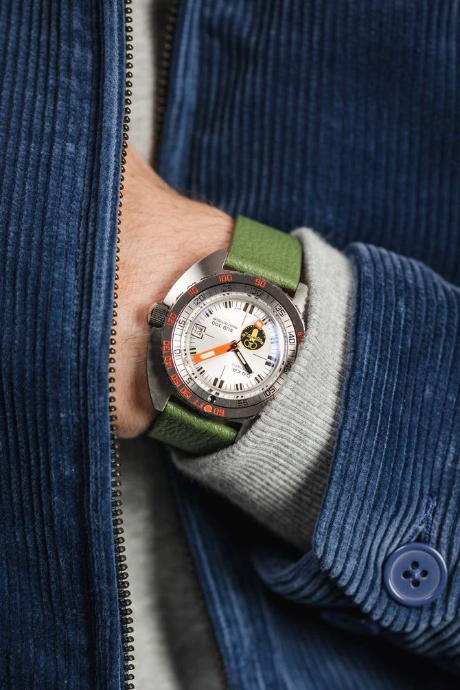 sage green watch strap 
