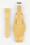 Pebro Vintage Leather BUND Watch Strap in MUSTARD