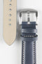 vintage blue leather watch strap 