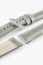 grey leather strap watch 