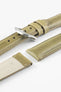 olive green leather watch strap 