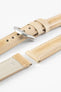 Pebro CADW Padded Vintage Leather Watch Strap in SAND