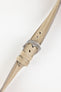 taupe leather watch strap 