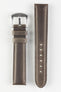 Pebro CADW XL Padded Vintage Leather Watch Strap in DARK BROWN