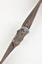 Pebro CADW XL Padded Vintage Leather Watch Strap in DARK BROWN