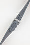 Pebro CADW XL Padded Vintage Leather Watch Strap in PALE BLUE