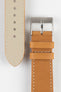 cognac leather watch strap 