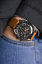 cognac leather watch strap 