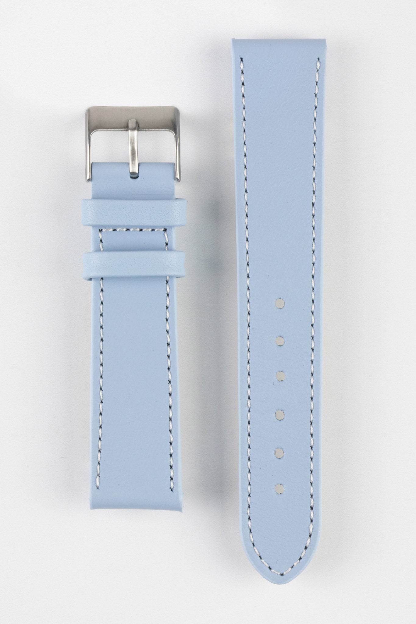 Blue leather 2025 watch band