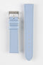 light blue leather watch strap 
