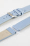 light blue leather watch strap 