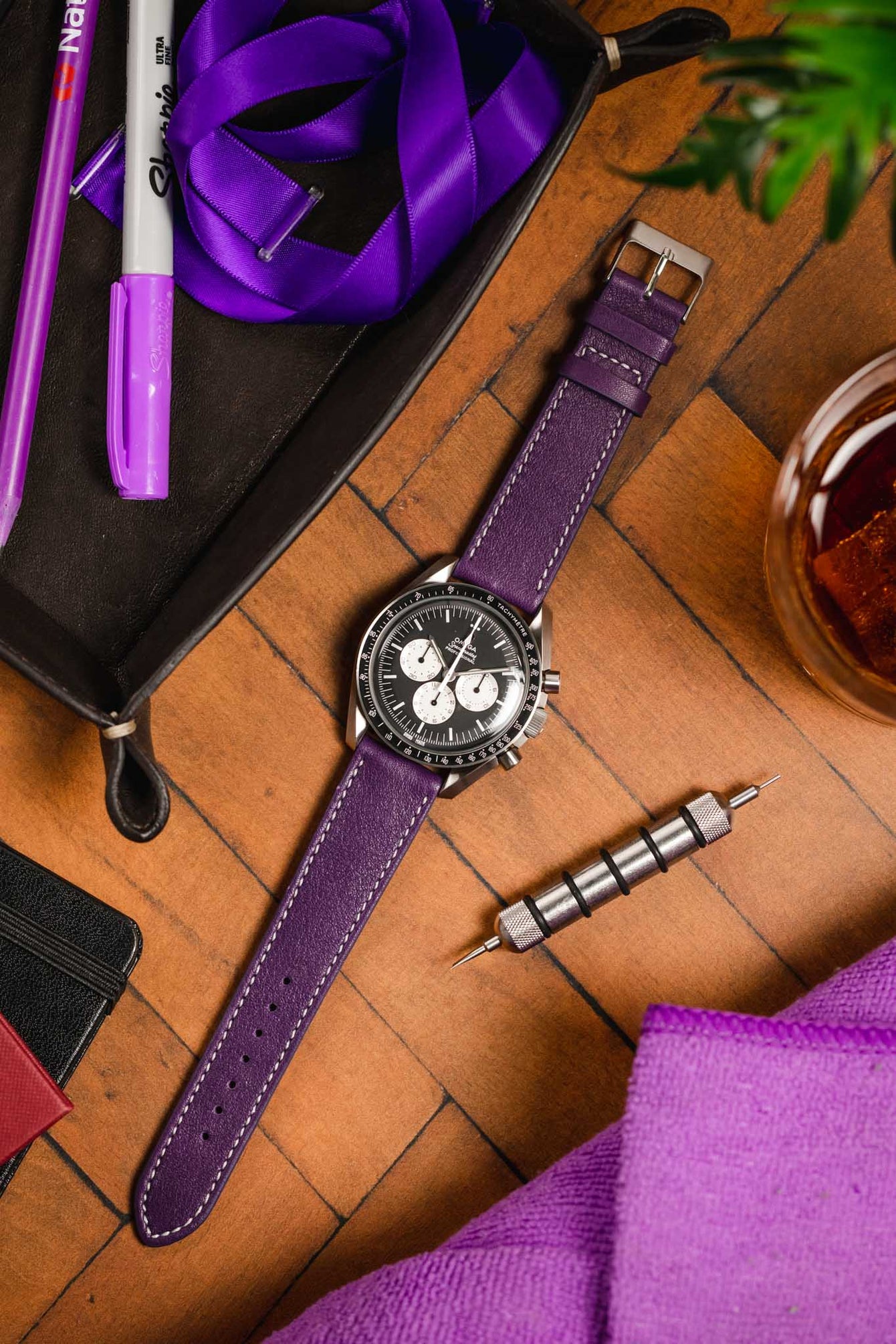 purple watch strap