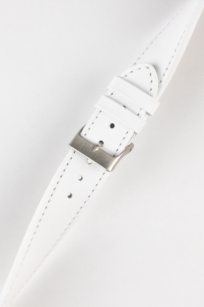 white leather strap 