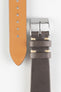 dark brown leather strap watch 