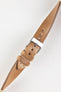 Pebro LEGACY Vintage Calfskin Leather Watch Strap in GOLD BROWN