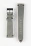 Pebro LEGACY Vintage Calfskin Leather Watch Strap in GREY