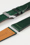 green leather watch strap 