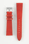 Pebro OILED ARTISAN Leather Watch Strap in RED