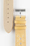 mustard yellow watch strap (buckle)