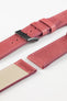 Pebro RUSTIC Vintage Leather Watch Strap in DUSTY PINK