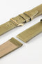 Pebro RUSTIC Vintage Leather Watch Strap in OLIVE GREEN