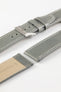 Pebro RUSTIC Vintage Leather Watch Strap in PEBBLE GREY