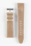 Pebro RUSTIC Vintage Leather Watch Strap in SAND