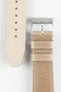 Pebro RUSTIC Vintage Leather Watch Strap in SAND