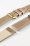 Pebro RUSTIC Vintage Leather Watch Strap in SAND