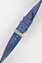 Pebro RUSTIC Vintage Leather Watch Strap in SAPPHIRE BLUE