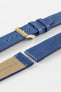 Pebro RUSTIC Vintage Leather Watch Strap in SAPPHIRE BLUE