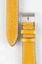 Pebro VIBRANT Genuine Leather Watch Strap in HONEY