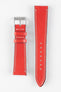 Pebro VIBRANT Genuine Leather Watch Strap in RED